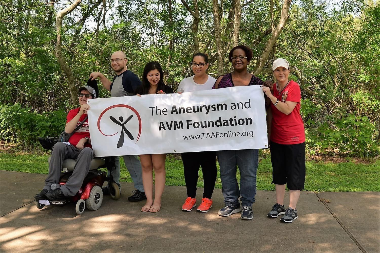 James Larken Smith with The Aneurysm and AVM Foundation